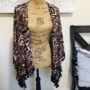 🎉 Women’s Animal Print kimono cardigan